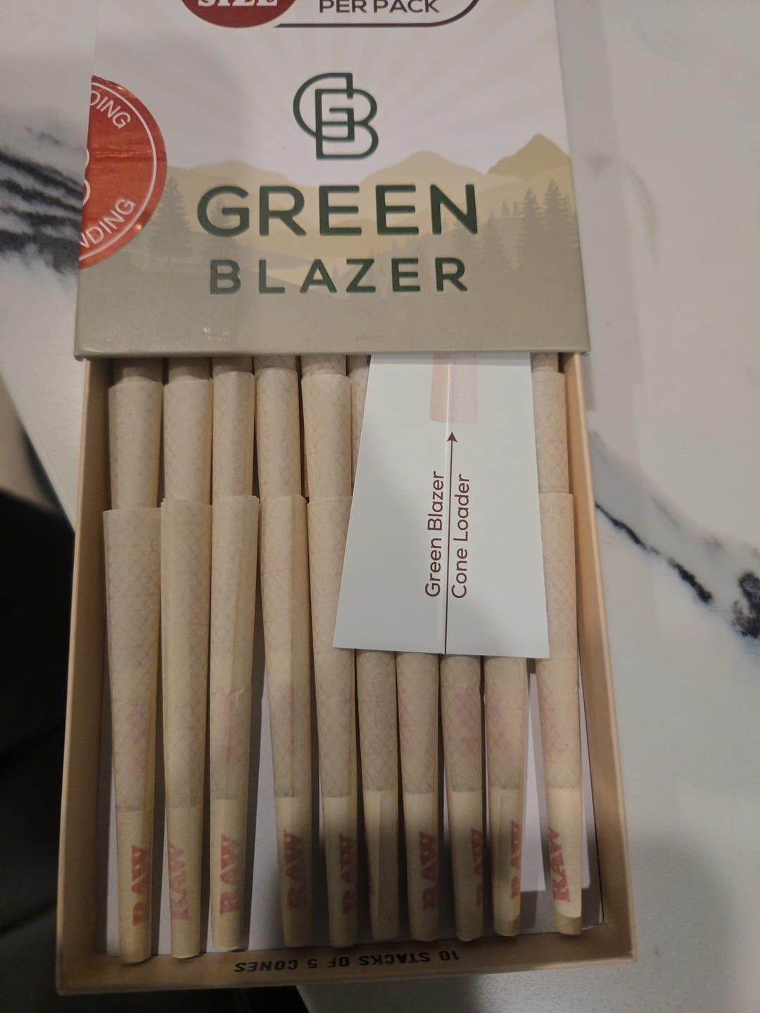 Customer photo review of RAW Organic Hemp Cones 1-1/4
