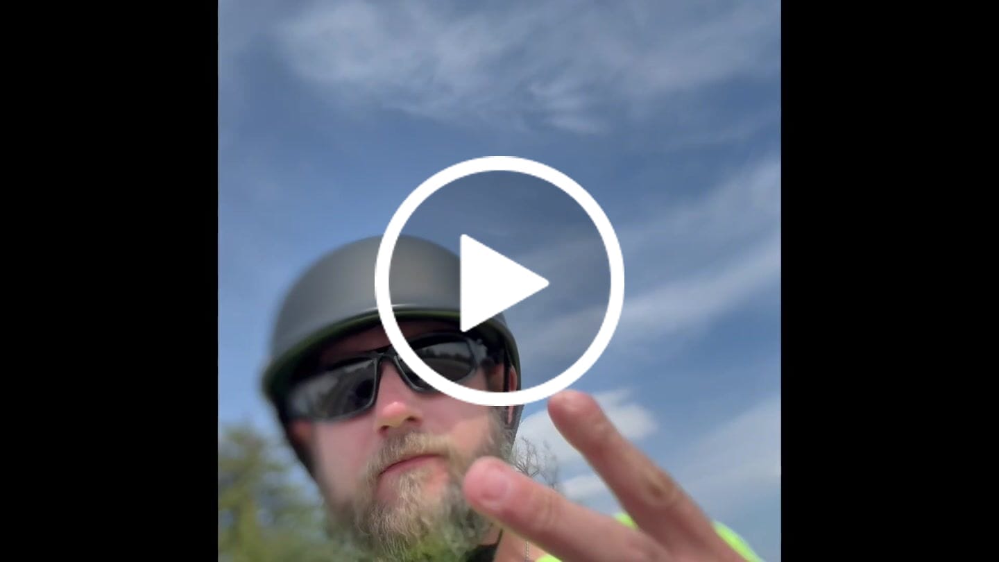 Customer video review of Low Profile Reversible DOT Polo Helmet / Matte Black