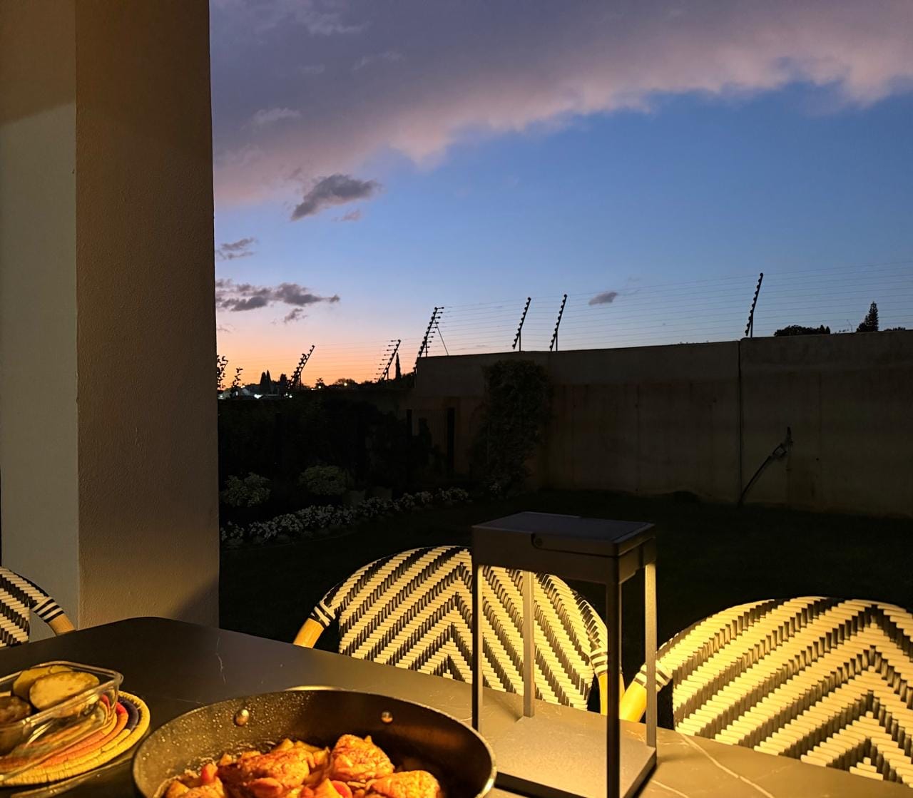 Customer photo review of Luxury Metal Solar Lantern