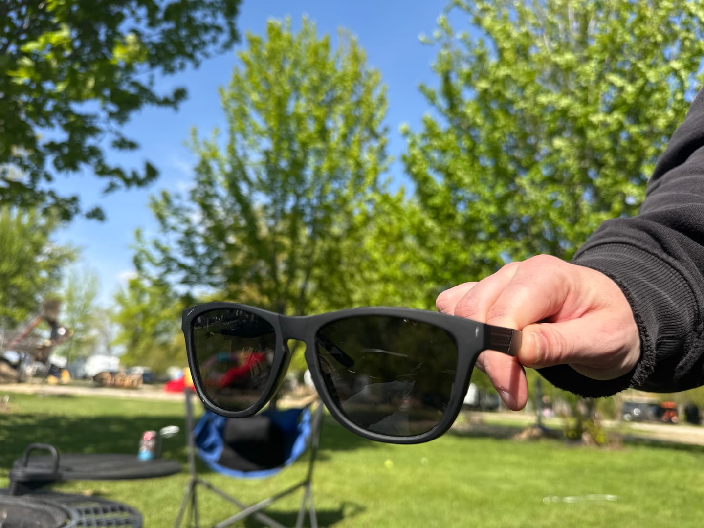 Customer photo review of 80Eighty® Polarized Shady Sunglasses