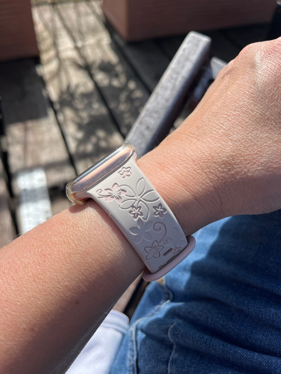 Customer photo review of Apple Watch Silikonband 'Dianne'