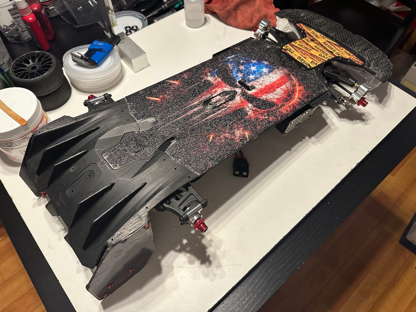 Customer photo review of ARRMA 6S ON-ROAD RANGE - "VIGILANTE" chassis protector skin