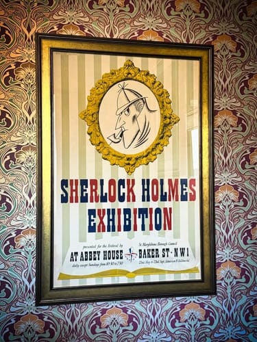 Customer photo review of Bruce Angrave Vintage Sherlock Holmes Exhibition Poster Collectable