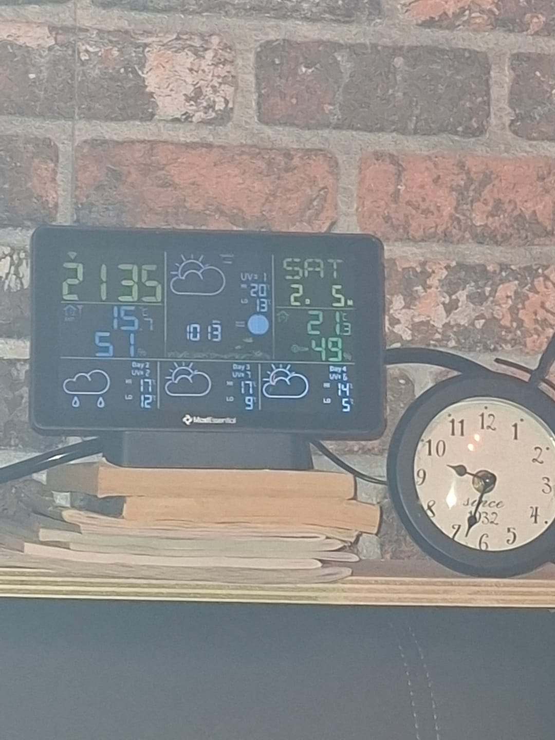 Customer photo review of MostEssential Weerstation Wifi Edition - Draadloos Weerstation met Buitensensor - Zwart - 1 Sensor