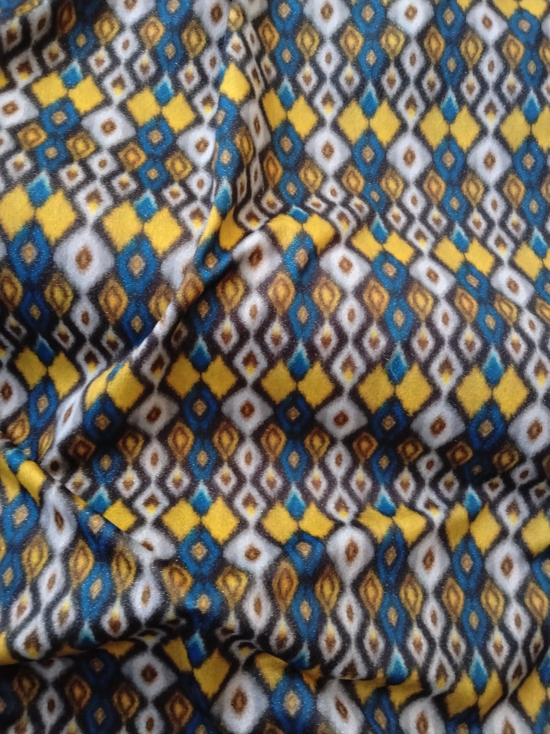 Customer photo review of Diamond Lurex Fabric by the Metre