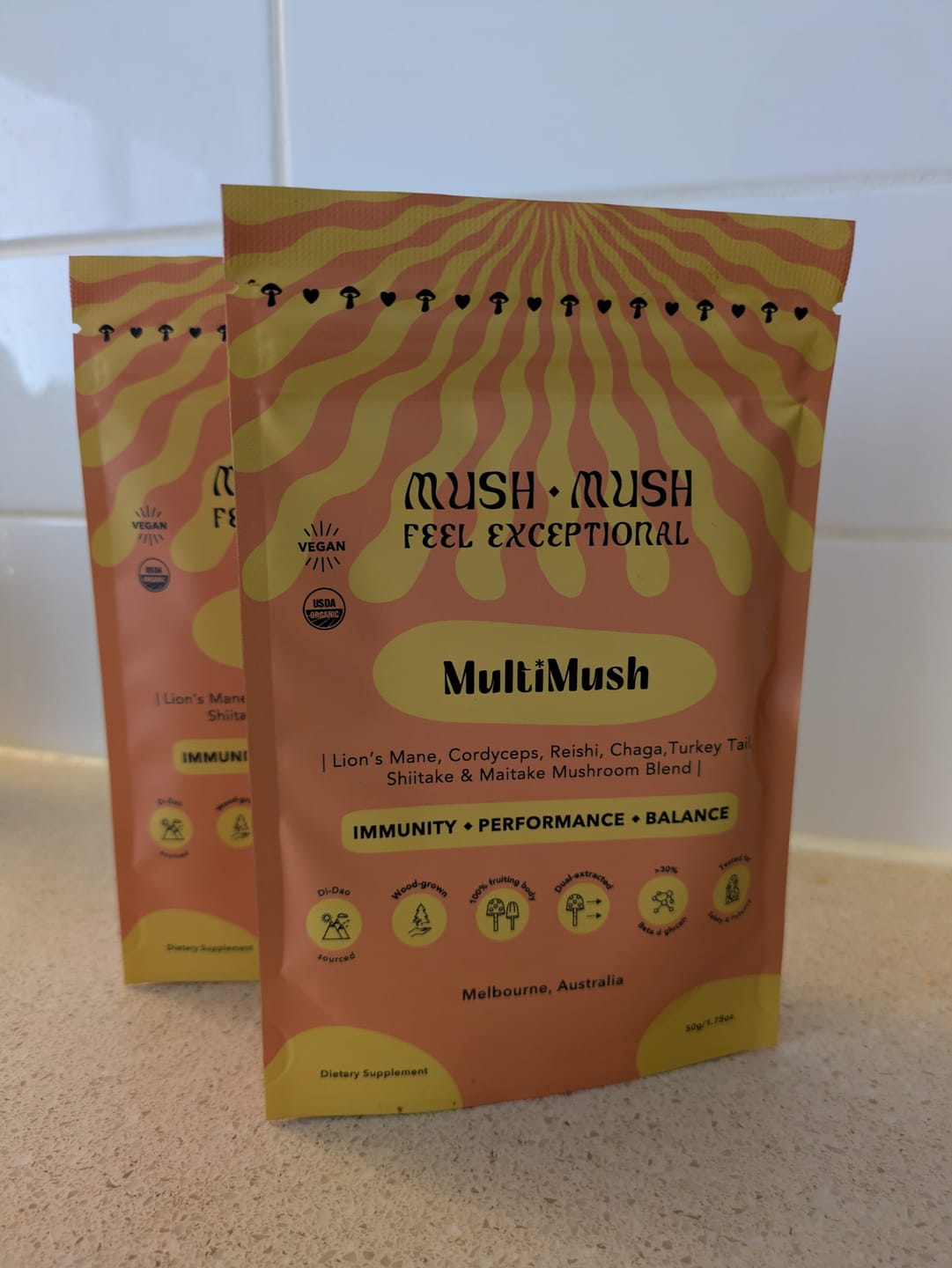 Customer photo review of MultiMush – Immune Support Blend