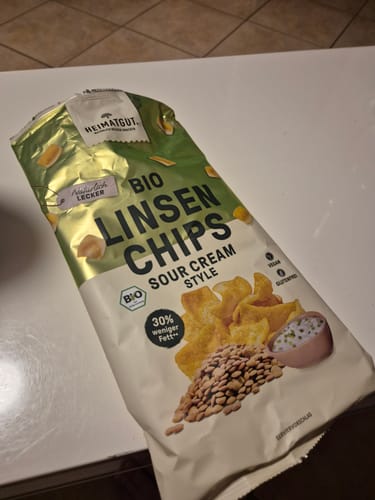 Customer photo review of Bio Linsen Chips Sour Cream Style
