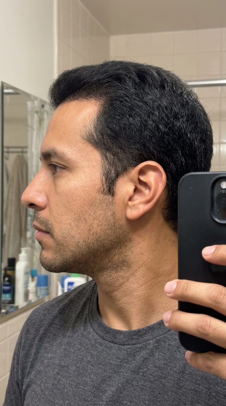 Customer photo review of Hair Tonic | Crecimiento Capilar