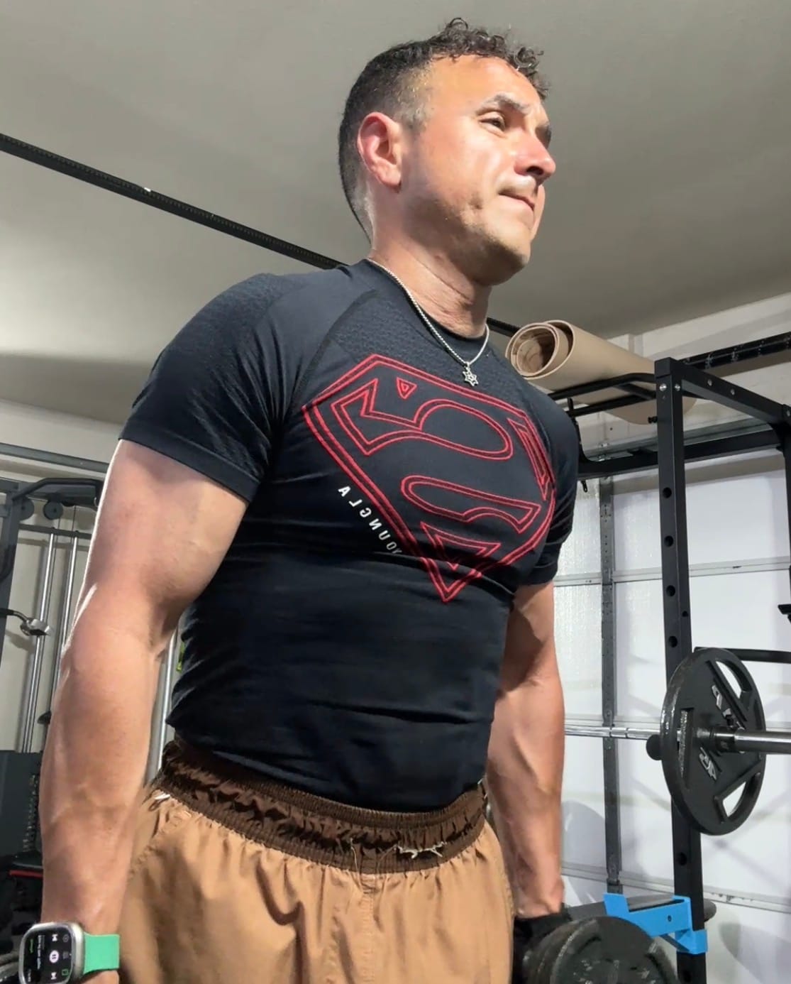 Customer photo review of 4117 - Superman Compression Tees