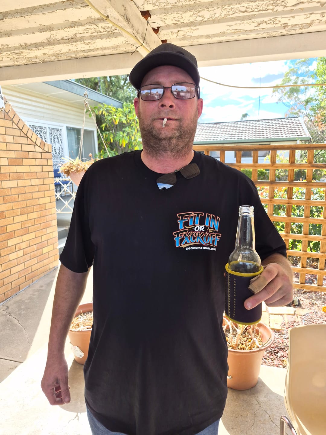 Customer photo review of Big Chocky | Fit In Tee