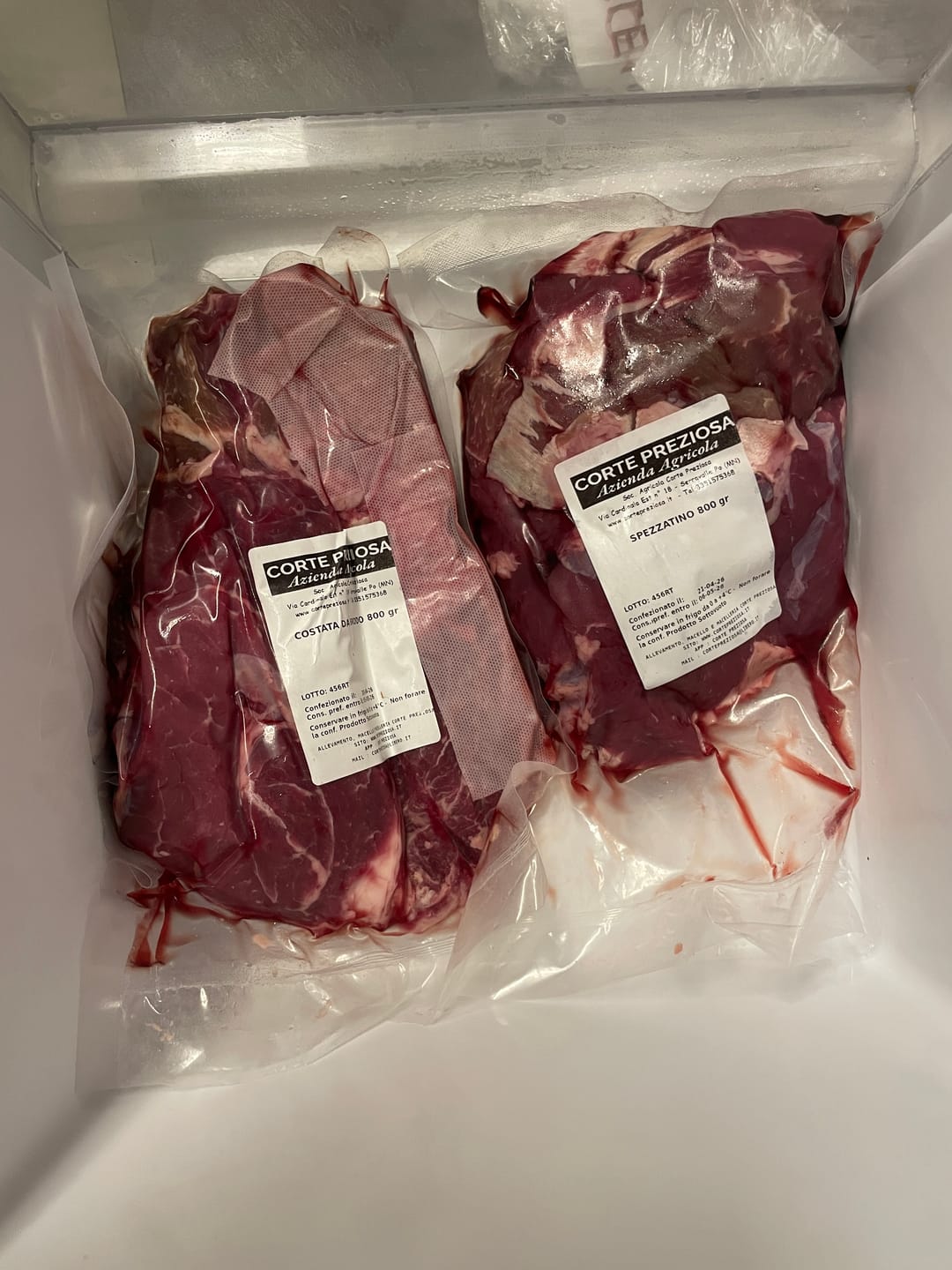 Customer photo review of Pacco Famiglia Scottona 6 Kg Grassfed