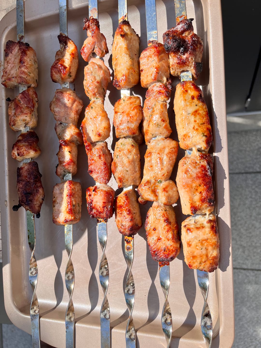 Customer photo review of Schweine-Schaschlik Erste Sahne – Rezept von Andrej Eckert | mySchaschlik