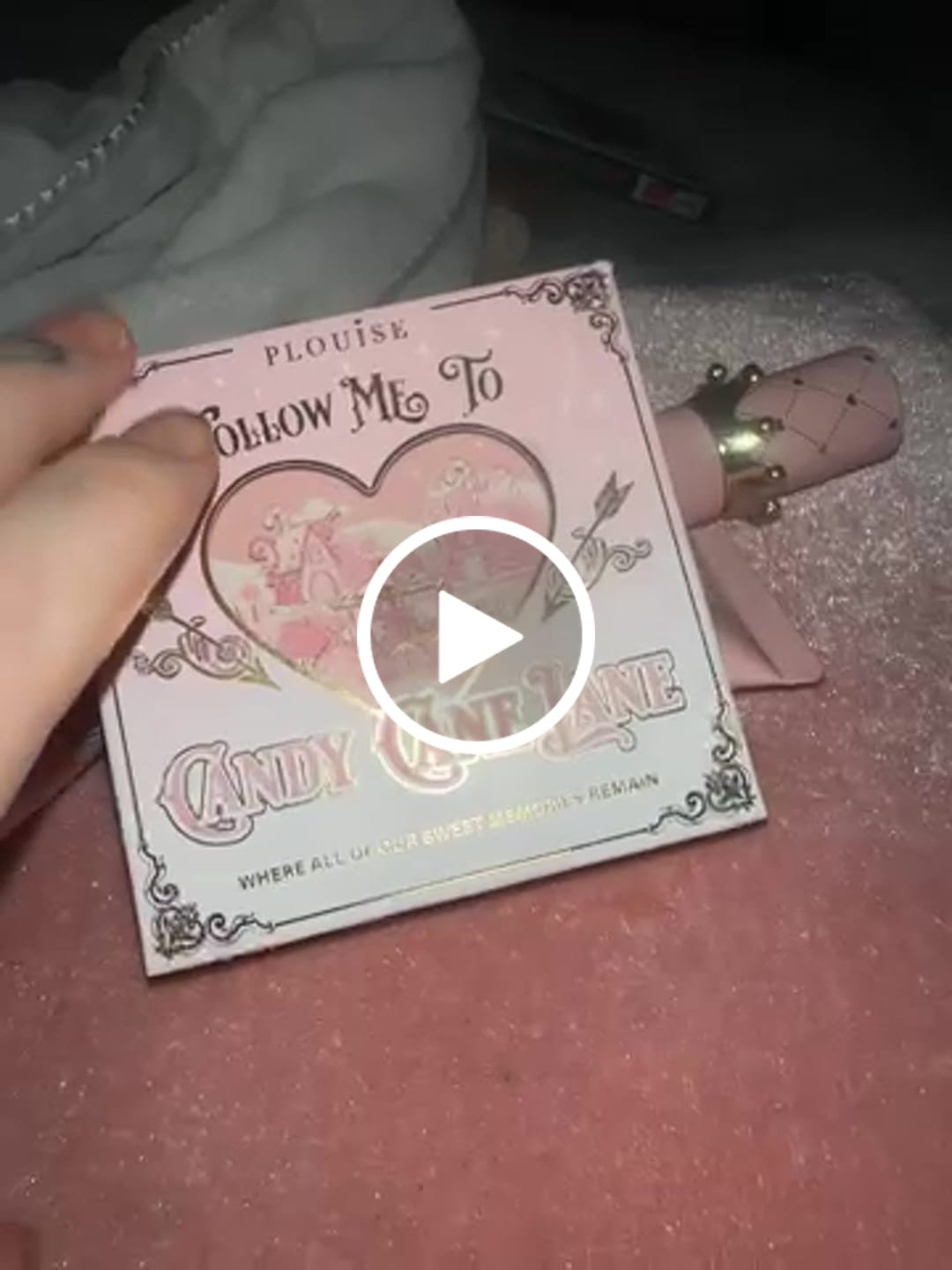Customer video review of P.Louise Candy Cane Lane Eyeshadow Palette