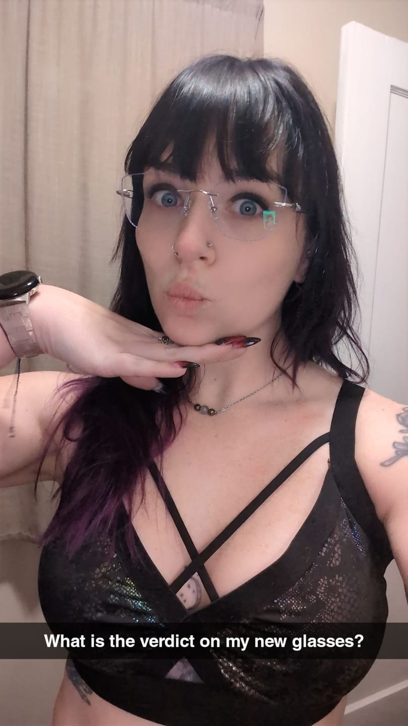 Customer photo review of Mitzy Eyeglasses