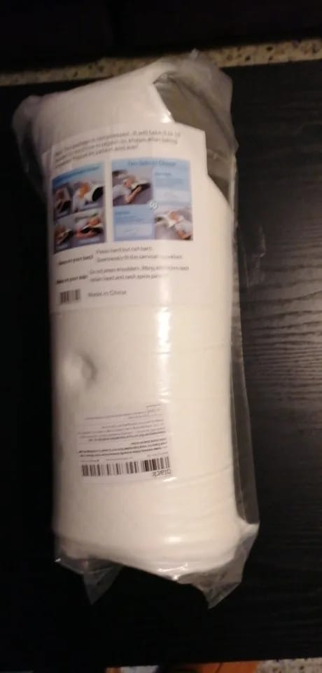 Customer photo review of Almohada cervical ergonómica
