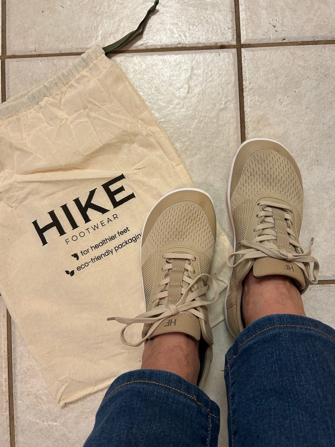 Customer photo review of HF Stride – Hands-Free & Ergonomic Barefoot Shoes
