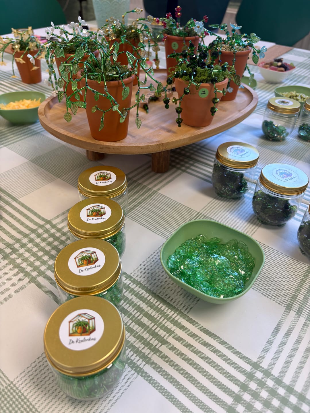 Customer photo review of Workshop: Maak je eigen kralenplantje (meest gekozen)
