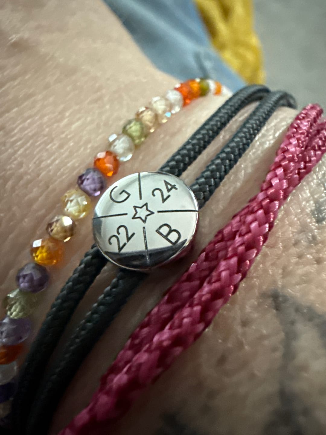 Customer photo review of Gravur Armband SHINY MAUI