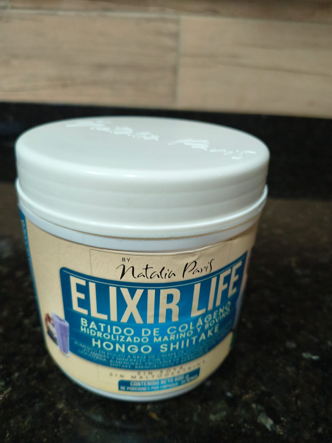 Customer photo review of Batido Elixir Life con Colágeno Marino y Bovino by Natalia Paris x 600 g