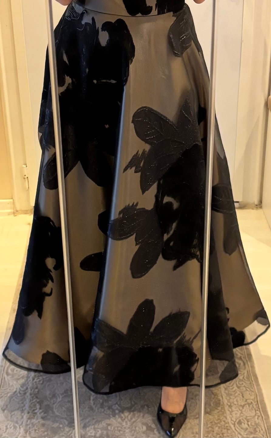 Customer photo review of FLORAL DESEN JAKARLI KLOŞ ETEK BEJ