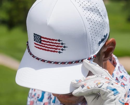 Customer photo review of USA Hat White