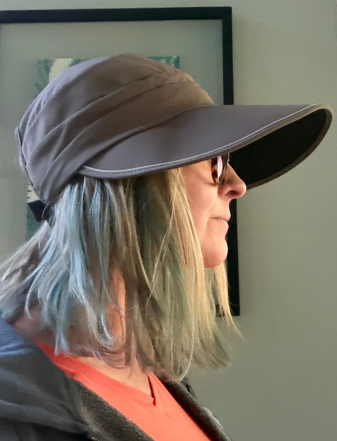Customer photo review of Women's Wide Brim Sun Protection Hat UPF 100+ BM530