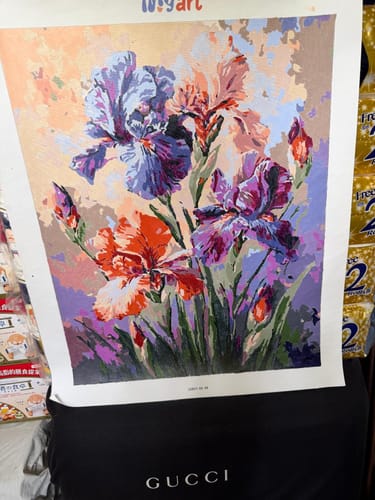 Customer photo review of Rainbow Irises