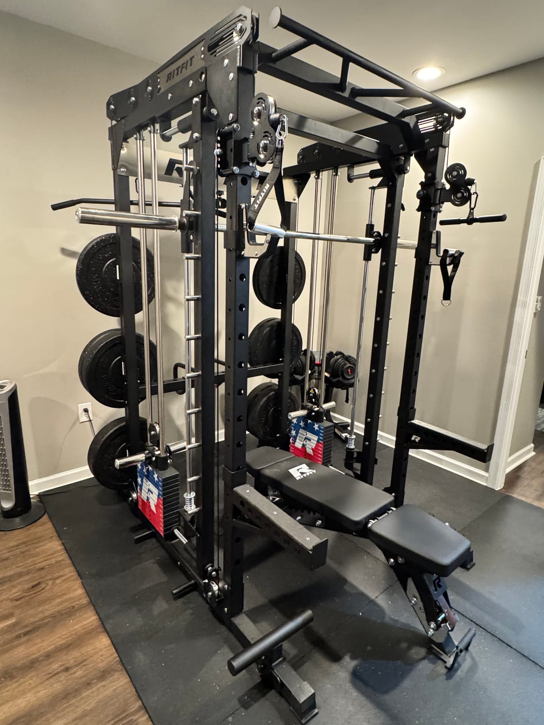 Customer photo review of RitFit M2 SERIES Multi-Functional Modular Home Gym Package