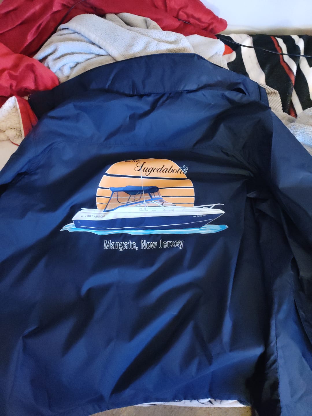 Customer photo review of Custom Columbia Glennaker Lake™ II Rain Jacket