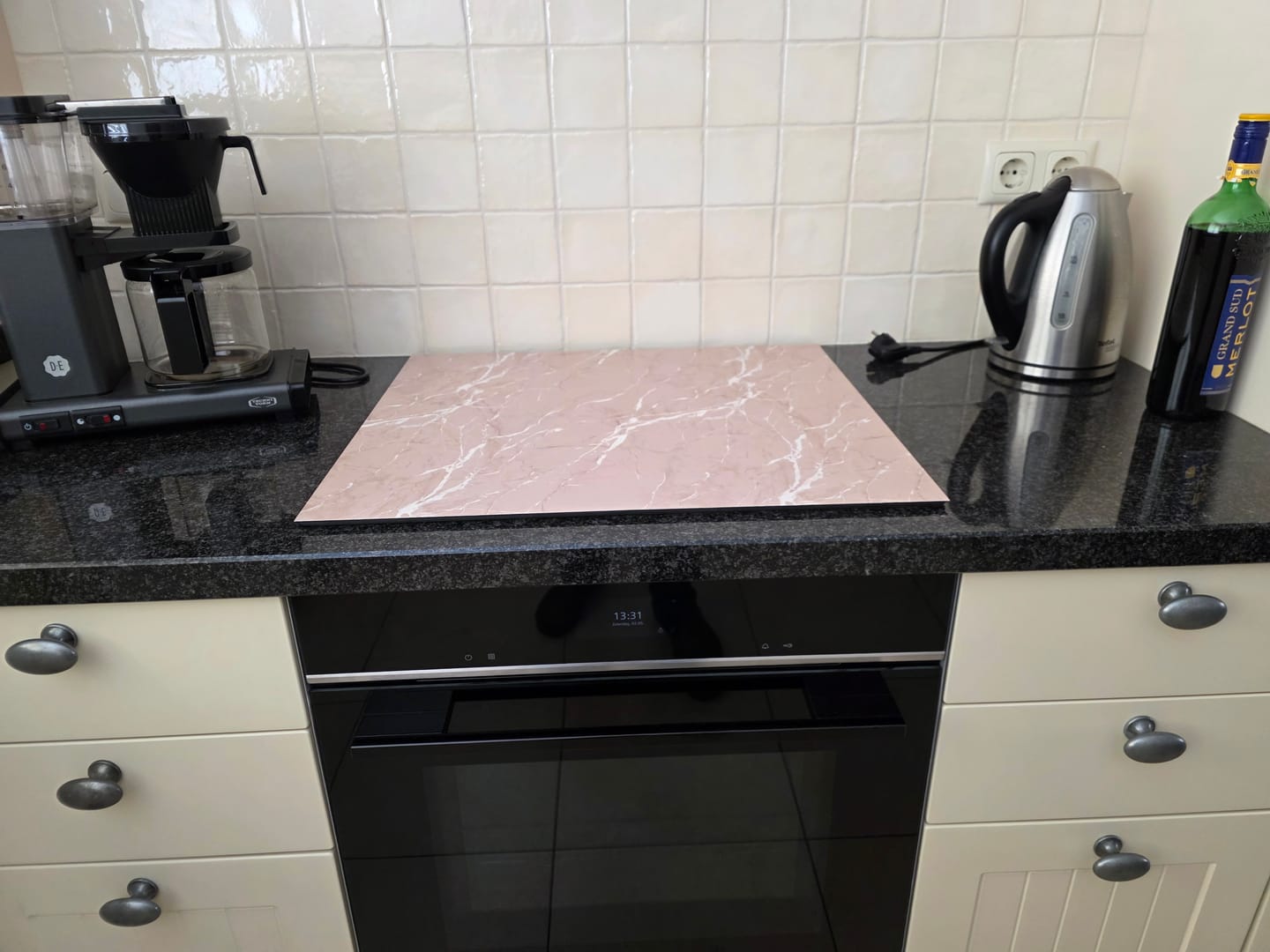Customer photo review of Inductie matjes set van 4 - Zwart - 4xØ25cm
