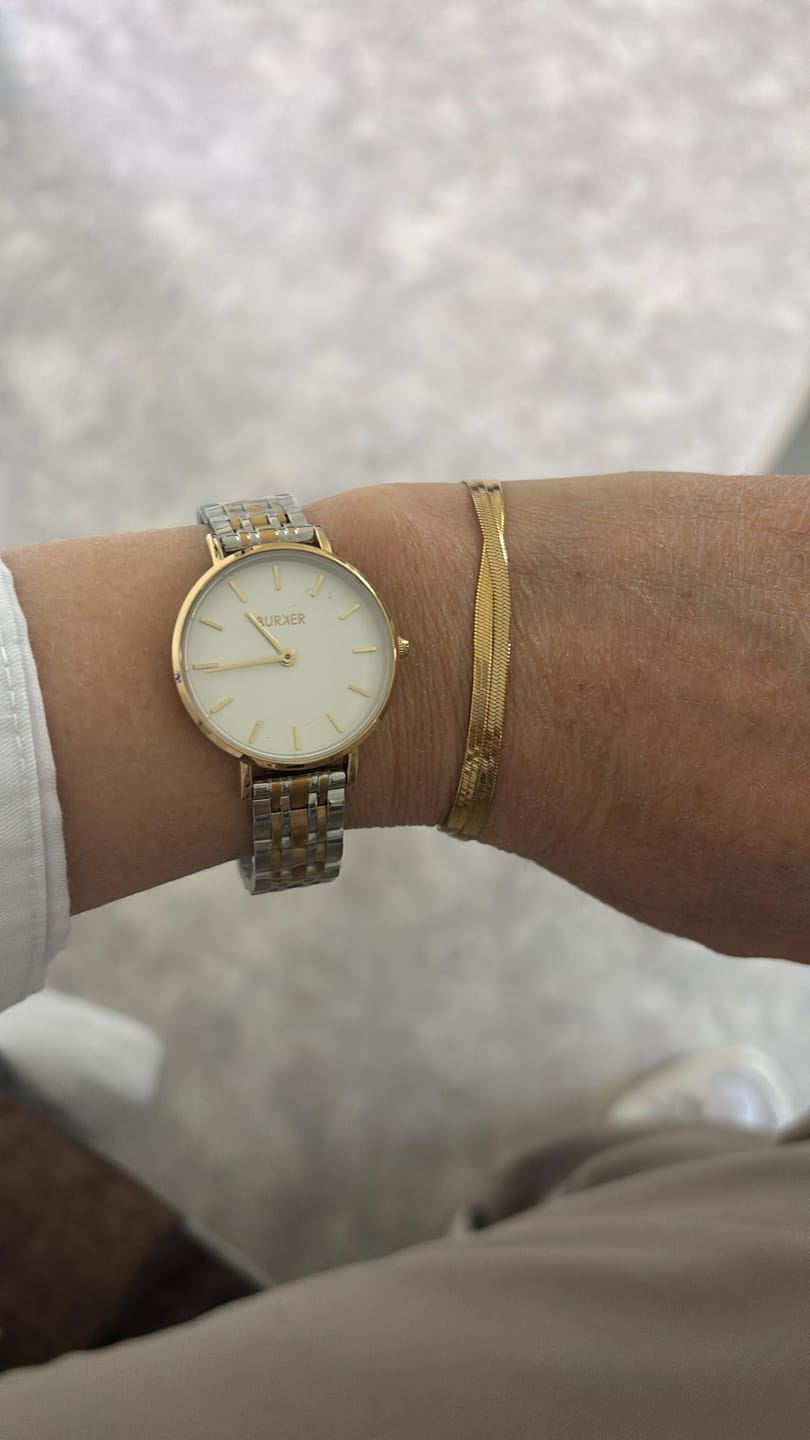 Customer photo review of Ruby Petite Gold Silver