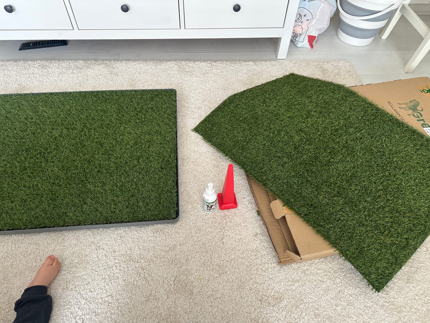 Customer photo review of GreenPee Yıkanabilir Pro Akıllı Çim Tuvalet®