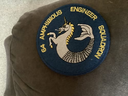 Customer photo review of 64 AMPH ENGR SQN Embroidered badge