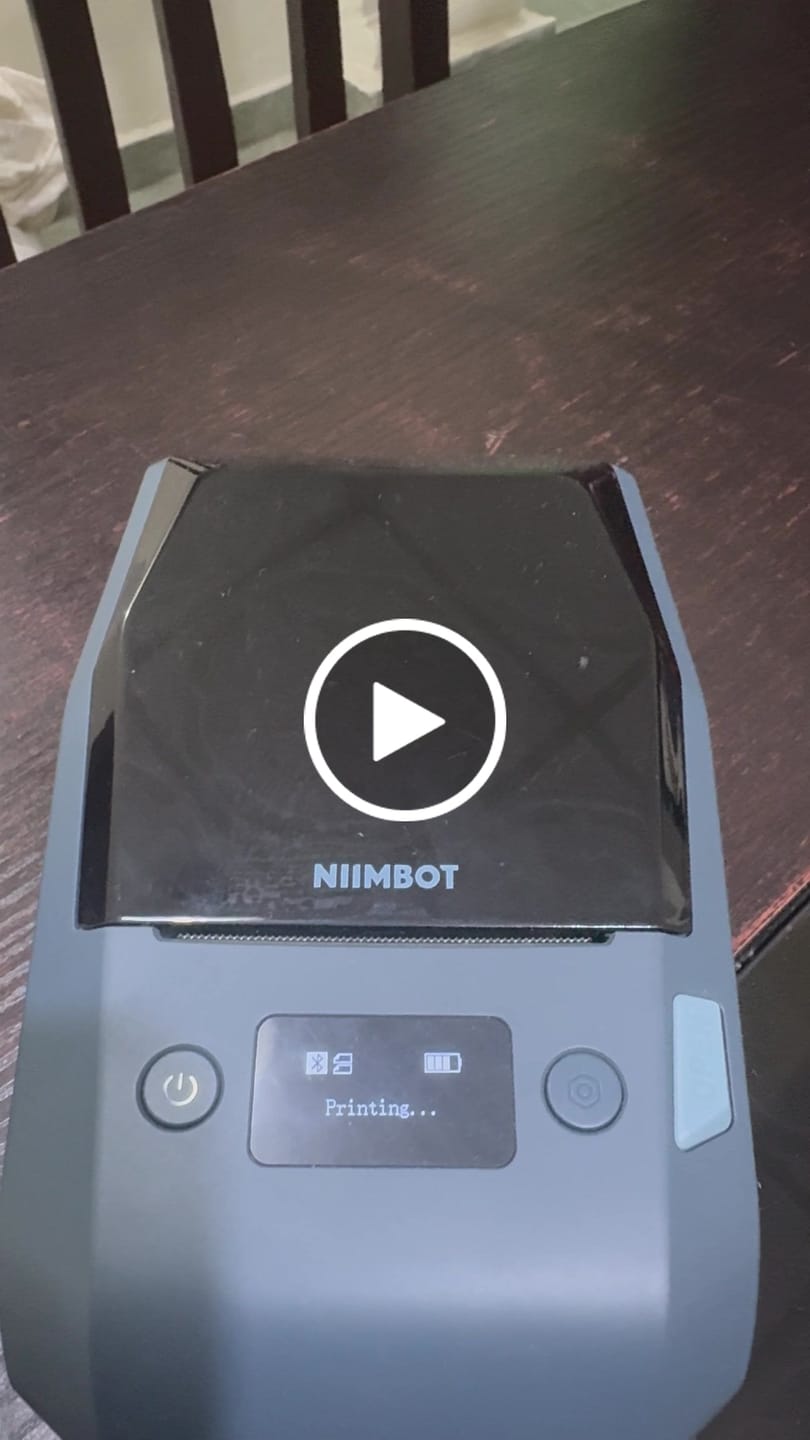 Customer video review of NIIMBOT Compatible M2 Labeling Ribbon, Replacement Refill Tapes