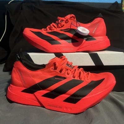 Customer photo review of Adizero Evo SL Pure Ruby