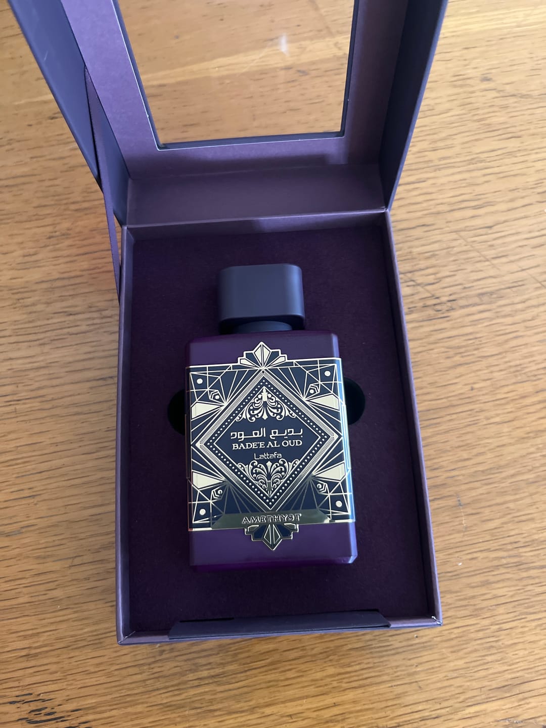 Customer photo review of Bade'e Al Oud Amethyst Lattafa Perfumes