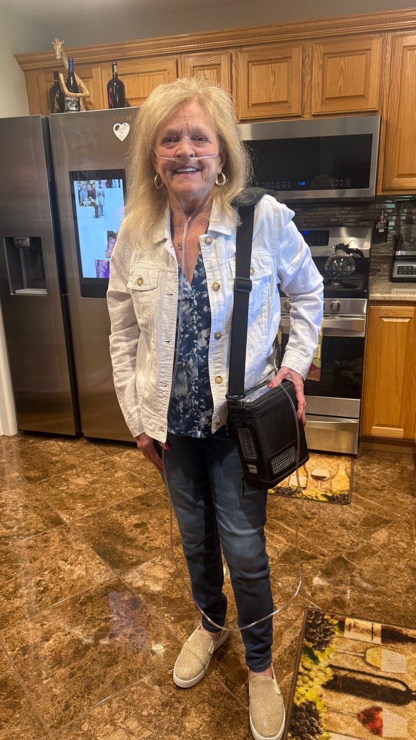 Customer photo review of New VARON VP-8G | Pulse Flow Portable Oxygen Concentrator (1-8 settings)