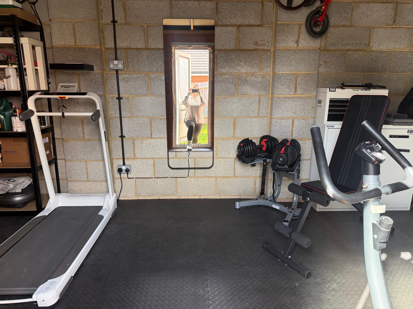Customer photo review of MAGIC AI: Fitness Smart Mirror