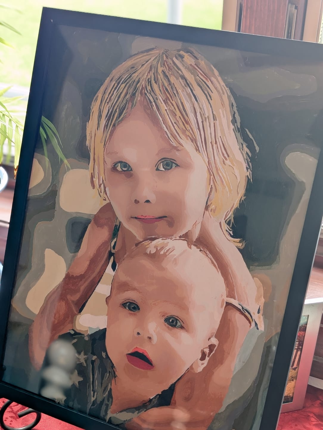 Customer photo review of Custom Paint by Numbers Kit for Personalized Artwork