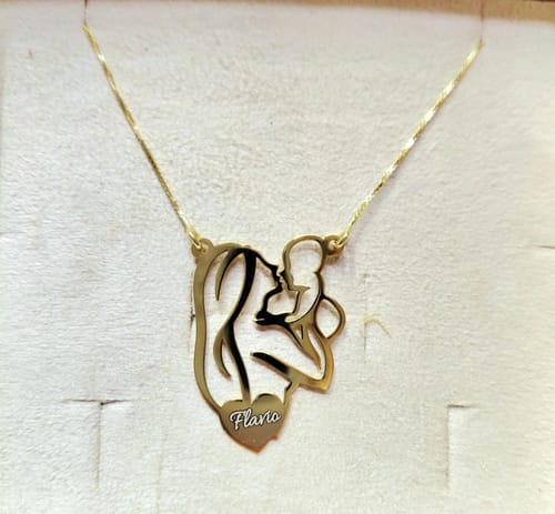 Customer photo review of Collana Mamma e Figlio