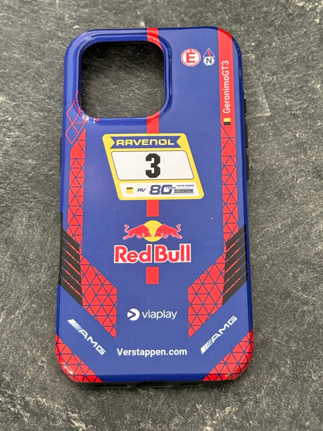 Customer photo review of Verstappen AMG GT3 Livery - Individuelle Premium Hülle für iPhone