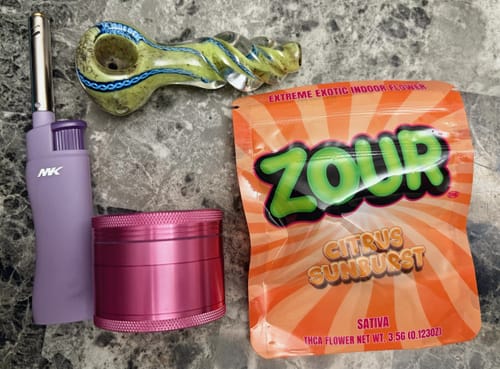 Customer photo review of CITRUS SUNBURST 3.5G FLOWER