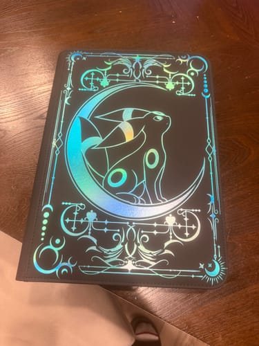 Customer photo review of Lunar Shadow Shiny 9-Pocket Trading Card Binder