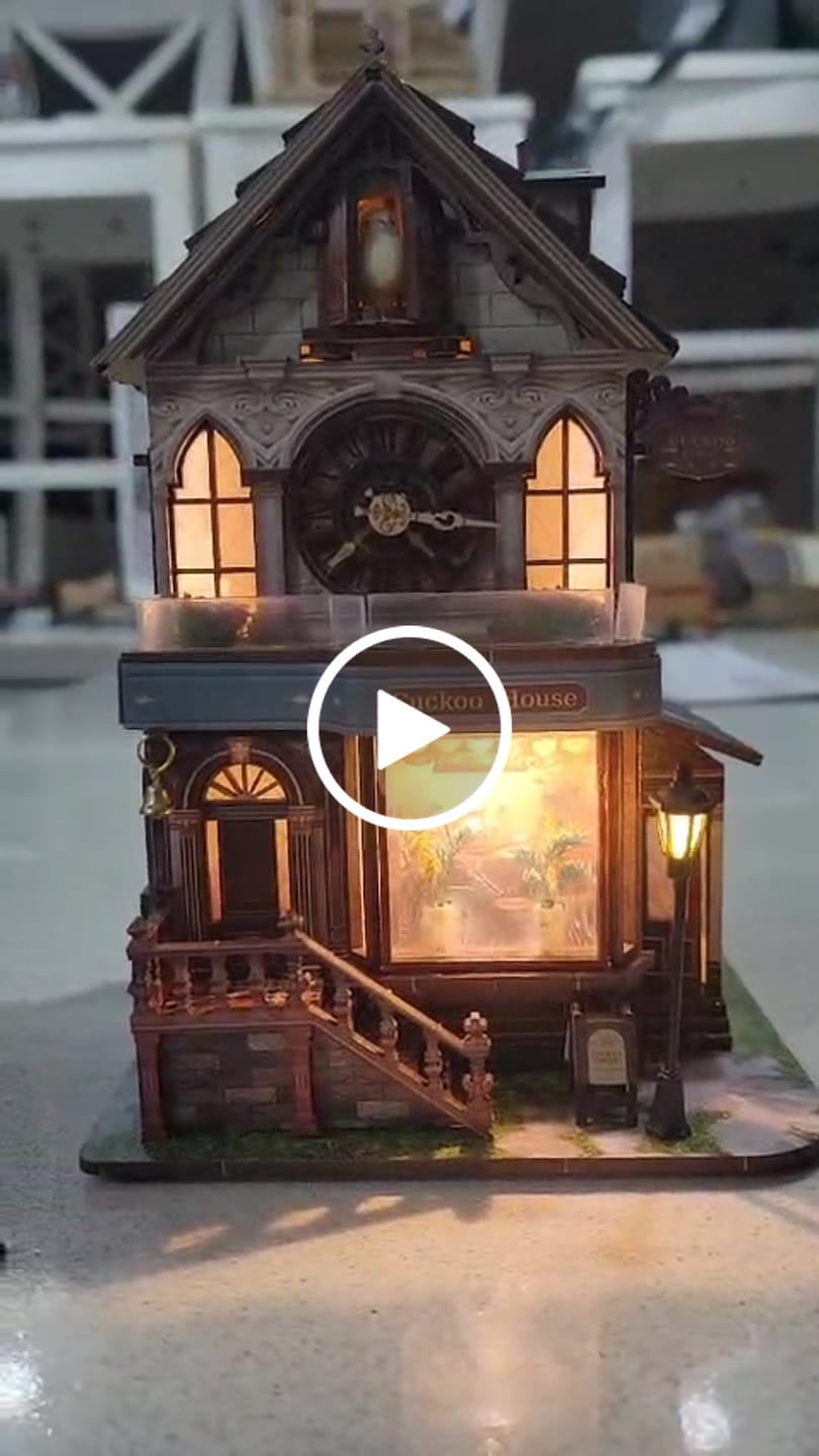 Customer video review of Cuckoo Cottage Clock 3D Wooden Puzzle