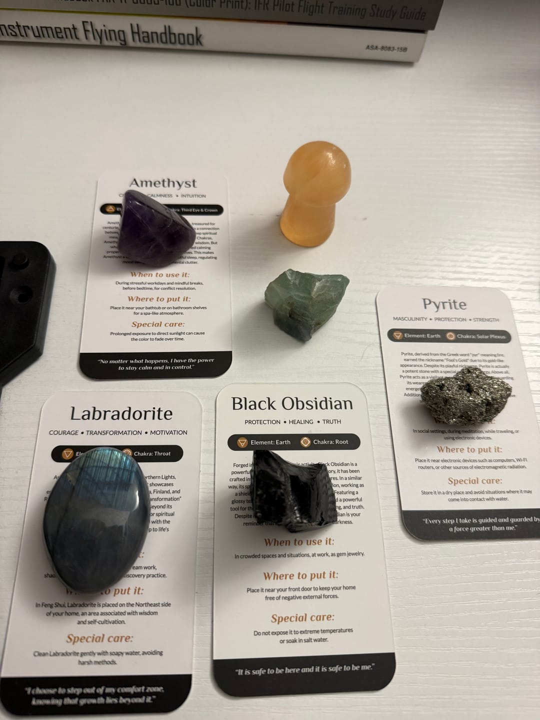 Customer photo review of Crystal Subscription Box
