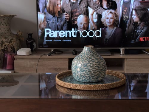 Customer photo review of Azure Medium Vase