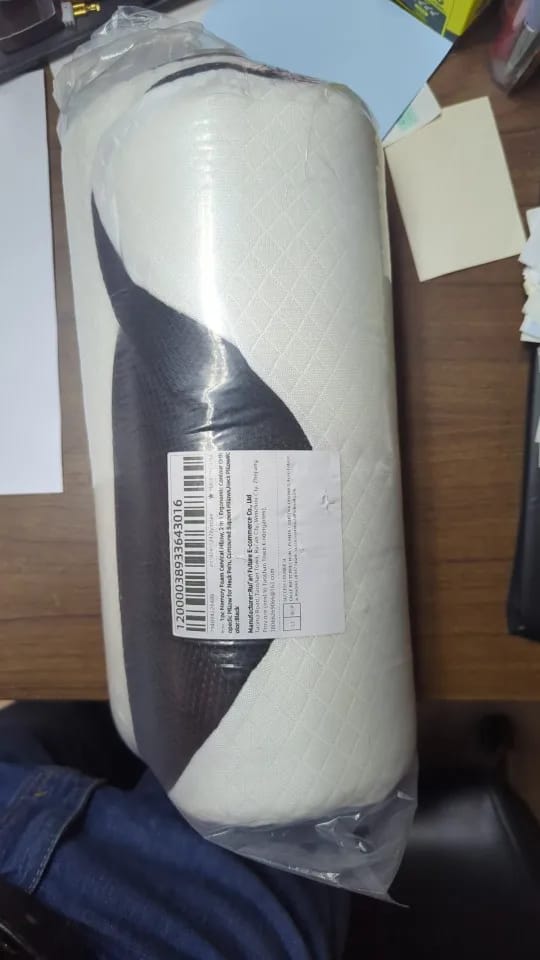 Customer photo review of Almohada cervical ergonómica