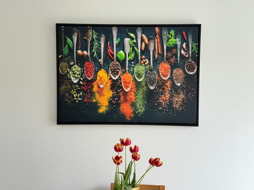 Customer photo review of SPICES AND SPOONS CANVAS