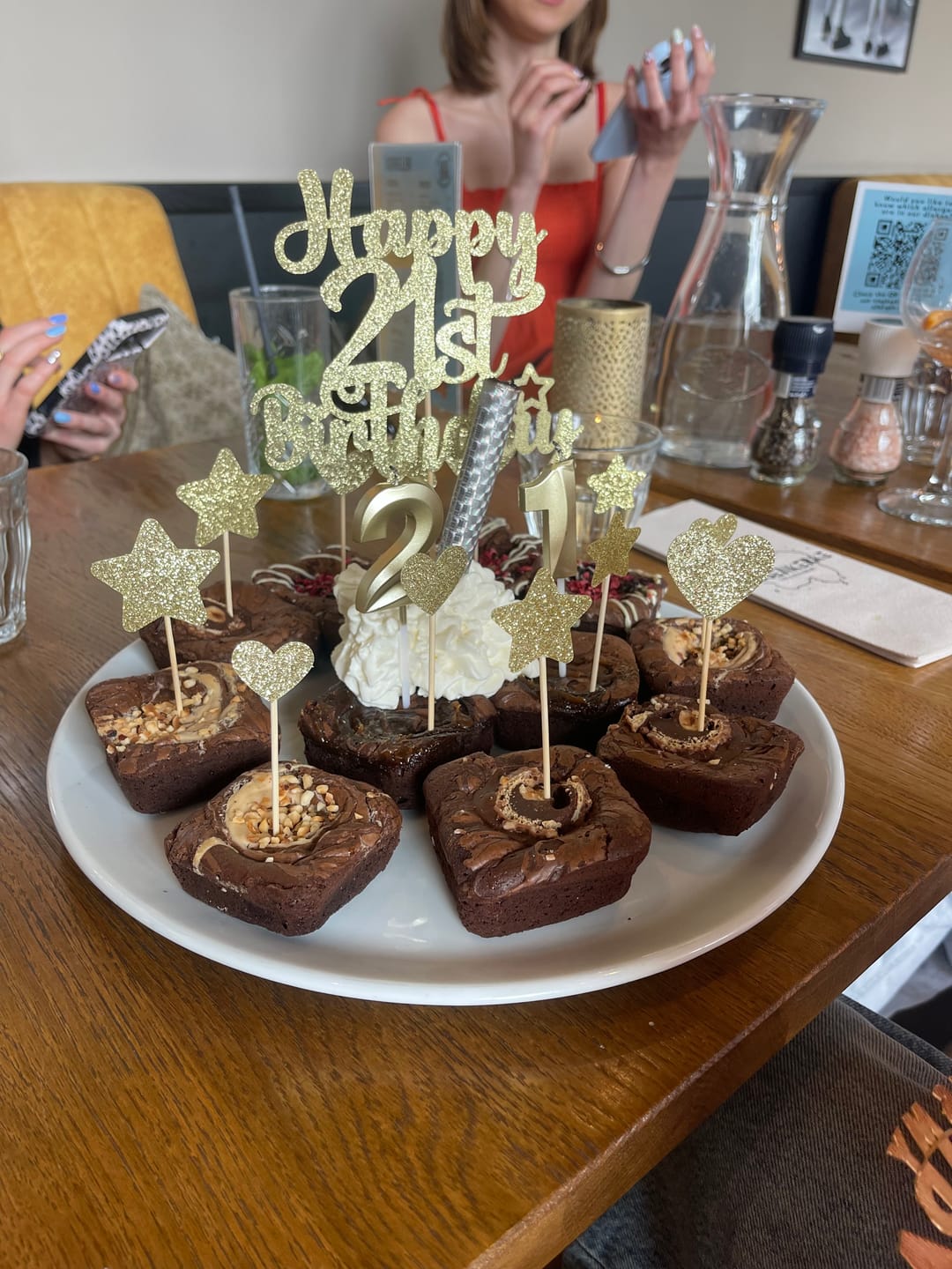 Customer photo review of Happy Birthday Mixed Box of Postal Brownies Delivered To Your Door