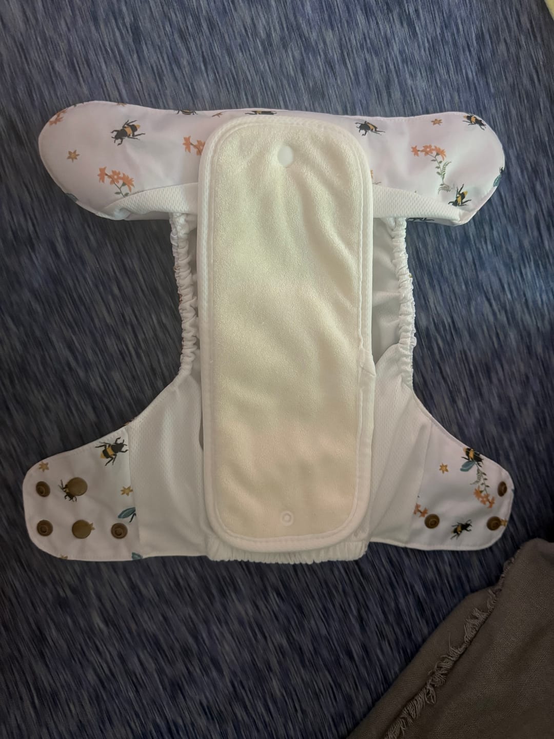 Customer photo review of 6-Layer Bamboo Viscose Newborn Cloth Diaper Insert